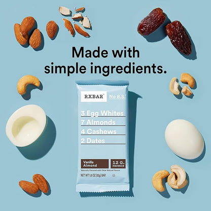 RXBAR Protein Bar, Vanilla Almond, 12g Protein