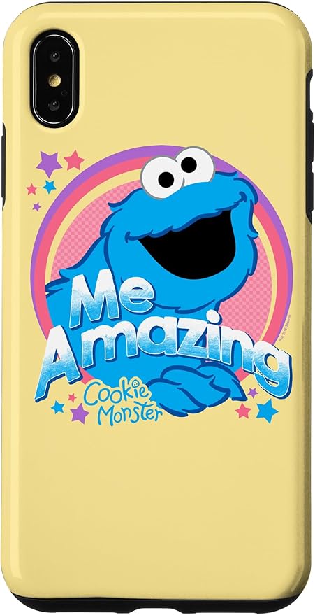 iPhone XS Max Sesame Street Cookie Monster Me Amazing Case
