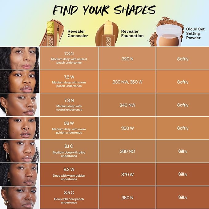 Kosas Revealer Concealer - Medium Coverage Makeup with 7.3 N)