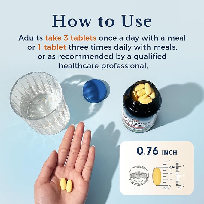 Vitalitown Glucosamine Chondroitin MSM | Triple Action+ Joint Support Supplement | Turmeric, Collagen, Boswellia, Hyaluronic Acid | 12 Ingredients for Joint Health | 240 Tablets, No Shellfish