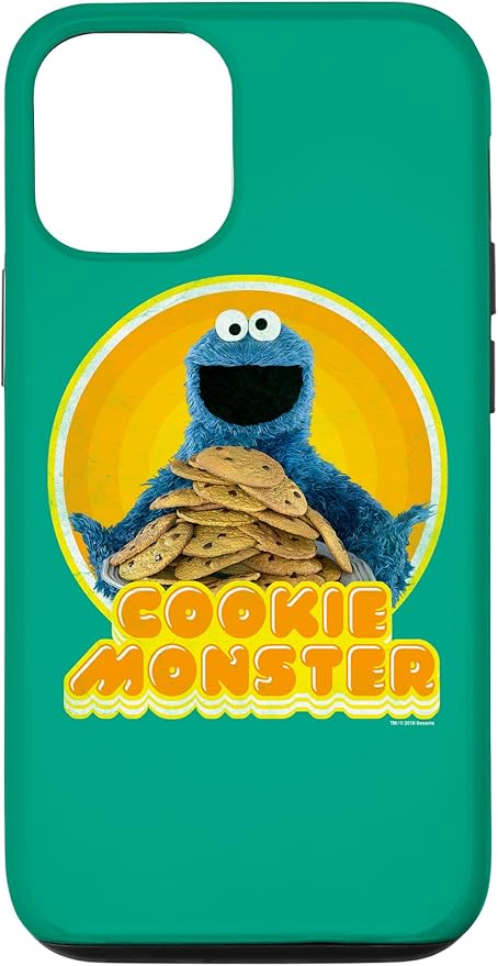 iPhone 14 Sesame Street Cookie Monster Iron On Case