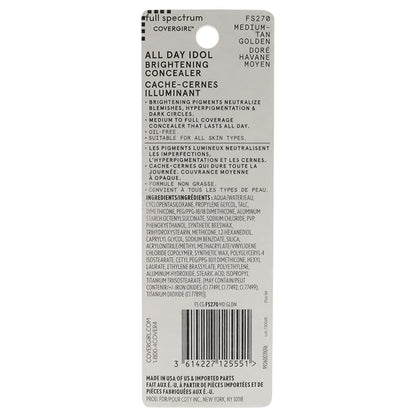 COVERGIRL All Day Idol, Brightening Concealer, Medium-tan Golden, 0.12 Ounce