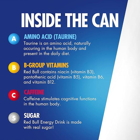 Red Bull Amber Edition Energy Drink, Strawberry Apricot, with 114mg Caffeine plus Taurine & B Vitamins, 12 Fl Oz, Pack of 24 Cans