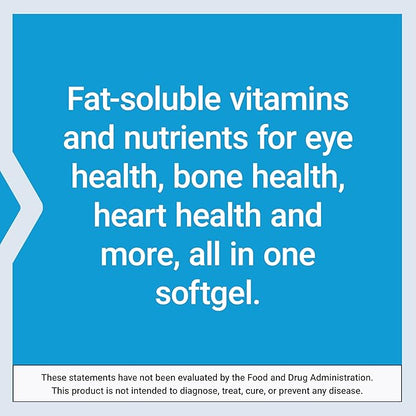 Life Extension Once-Daily Health Booster - Vitamins & Nutrients Supplement for Whole-Body Health - Vitamin K Complex, Vitamin E, Saffron, Lutein and More - Non-GMO, Gluten-Free - 60 Softgels