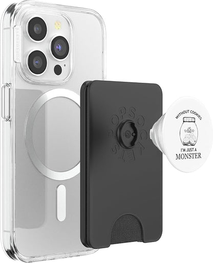 Without Cookies Im Just A Monster Funny Cookie Lover PopSockets PopWallet for MagSafe