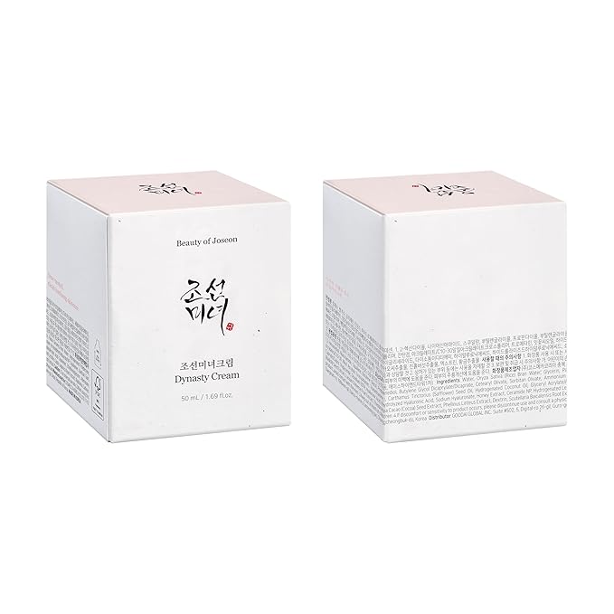 Beauty of Joseon Dynasty Cream Hydrating Face Moisturizer for Dry with Ginseng Cleansing Oil Waterproof Makeup Remover for Sensitive