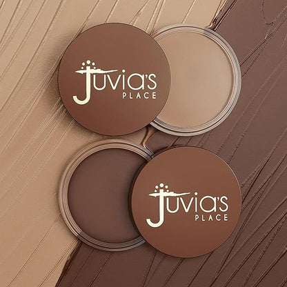 Juvia's Place Bronzed Cream Bronzer - Sunkissed - Smooth Cream Bronzer Pot for Sun-Kissed Glow & Warmth, Buildable & Blendable Makeup Contour with Long-Lasting Matte Shimmer Finish, Highly Pigmented