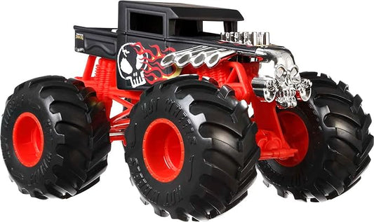 Hot Wheels Toy Monster Trucks, Oversized Die-Cast Bone Shaker in 1:24 Scale, Play Vehicle for Kids & Collectors