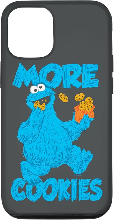 iPhone 12/12 Pro Sesame Street Cookie Monster More Cookies Case