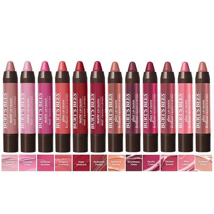 Burt's Bees 100% Natural Moisturizing Gloss Lip Crayon, Tahitian Sunset - 1 Crayon