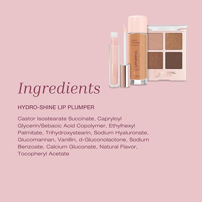 Mineral Fusion Hydro-Shine Lip Gloss Plumper, Clear, 0.15 Ounce
