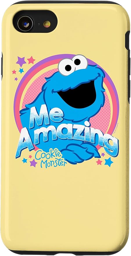 iPhone SE (2020) / 7 / 8 Sesame Street Cookie Monster Me Amazing Case