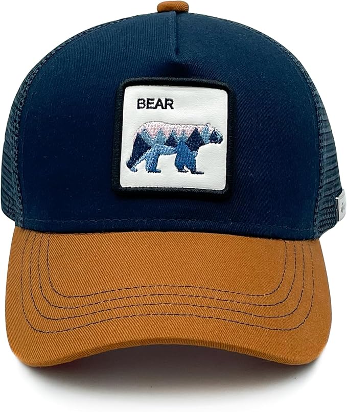 Toddler Trucker Hats for Boys and Girls Mesh Snapback Baseball Cap for Kids Ages 2-6