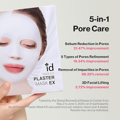 ID FACE FIT PLASTER MASK EX (4ea)