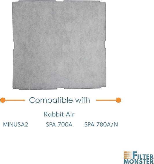 Filter-Monster – Toxin Reduction Air Filter Replacement Kit - Replacement Compatible with Rabbit Air MinusA2 Air Purifier