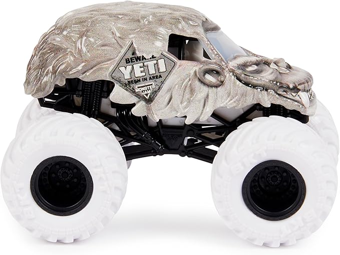 Monster Jam, Official Dragon Vs. Yeti Die-Cast Monster Trucks, 1:64 Scale, Kids Toys for Boys Ages 3 and up