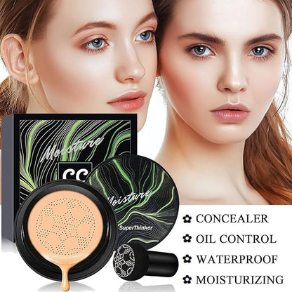Air Cushion CC Cream Mushroom Head Foundation, Moisturizing (Buff Beige)