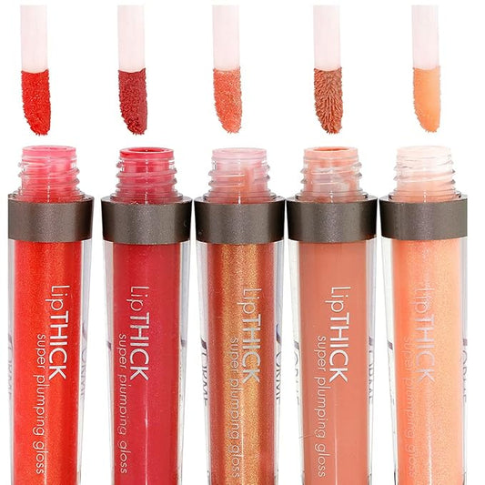 SORME Treatment Cosmetics LipThick Plumping Gloss for Shiny and Fuller Looking Lips | Doll Shade