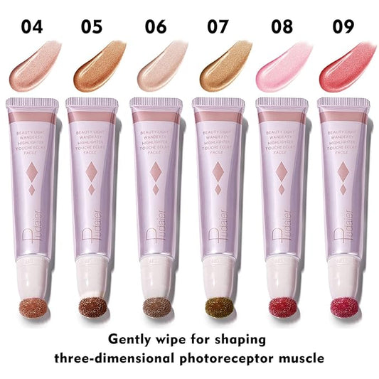 Highlighter Makeup, Liquid Highlighter Beauty Wand, Long Lasting Fl Oz