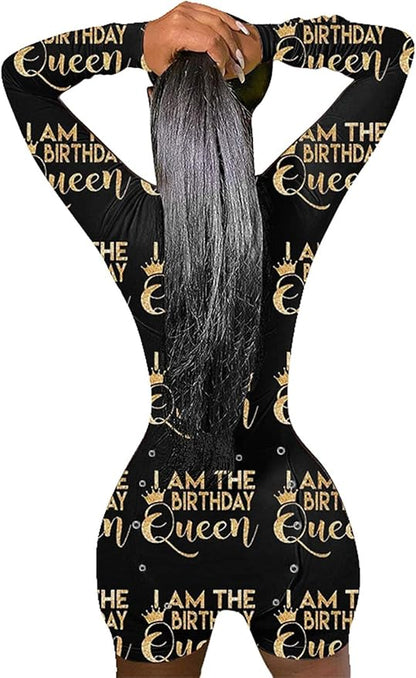 MissShorthair Onesies Women Sexy, Cute Onesie Pajamas for Women Long Sleeve Cookie Monster Large