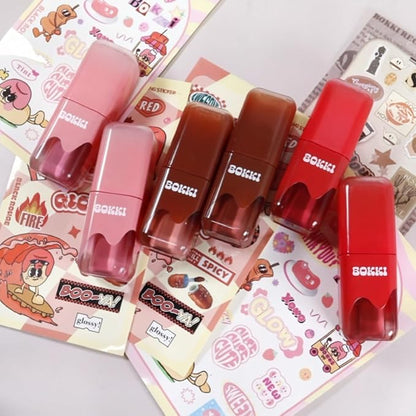 Glow Bokki Glossy Lip Tint, Korean Beauty (GB08 Vienna Rosé, 4.1 grams)