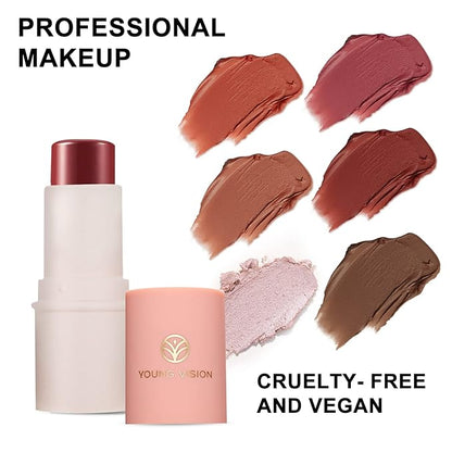 YOUNG VISION Cream Contour Sticks Collection, 6 Colors or Girls…