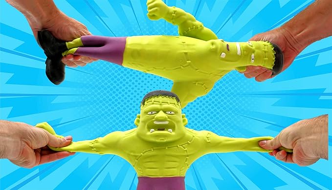 JA-RU Huge Mega Stretchy Monster Toy 12" Tall Stretching 400% his Size. Halloween Action Figures Squish & Pull Fidget Toy Anxiety Stress Toy Kids & Boys Party Favor 94306-1s