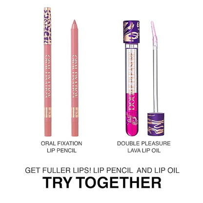 Long-Lasting & Waterproof Lip Liner Pencil – Oral Fixation – Precision Application with Sharpenable Tip (FRENCH KISS)