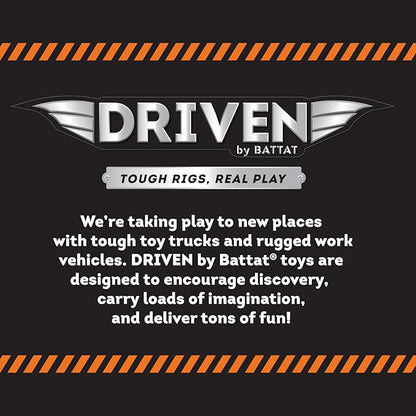 Driven by Battat – Pocket Fleet 1 – 20 Mini Toy Vehicles – Camper Van, Construction Trucks, Cement Mixer, Monster Truck, Race Car & More – Gift Toy Car Playset for Boys & Girls Age 3+ [Pack of 1]
