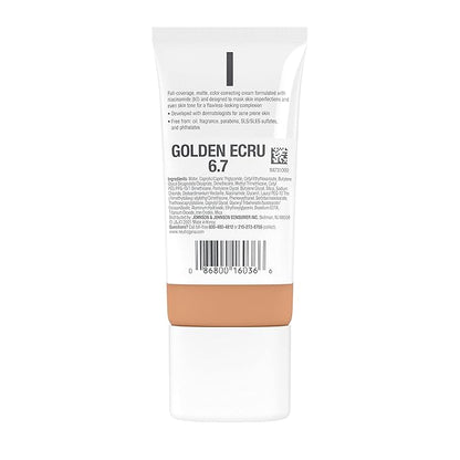 Neutrogena Clear Coverage Flawless Matte CC Cream, Full-Coverage of 2) 1 oz