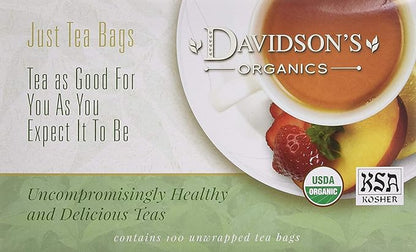 Davidson's Organics, Ginger Spice, 100-count Unwrapped Tea Bags