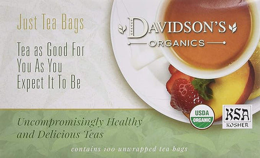 Davidson's Organics, Ginger Spice, 100-count Unwrapped Tea Bags