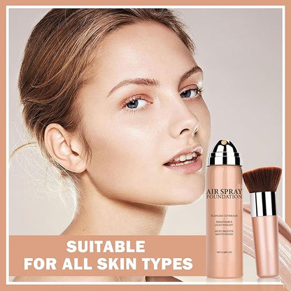 Airbrush Foundation Makeup Spray Silky Lightweight Full Coverage