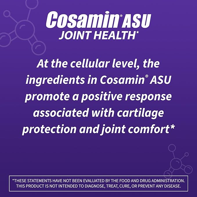 Cosamin ASU Joint Health Supplement – Advanced, Faster-Acting Formula, 90 Capsules