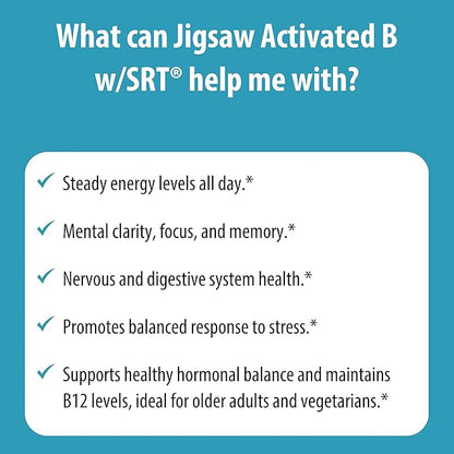 Jigsaw Health Activated B Complex w/SRT, 120 Tablets