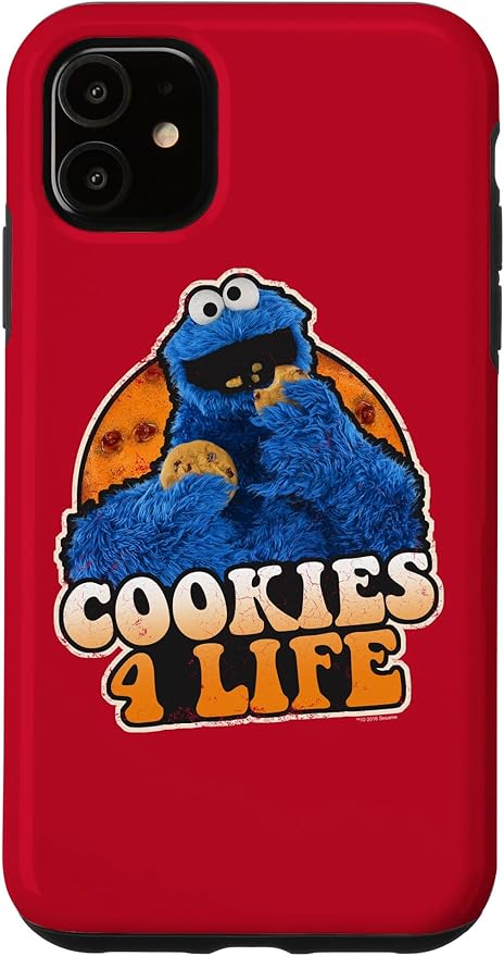 iPhone 11 Sesame Street Cookie Monster Cookies 4 Life Case