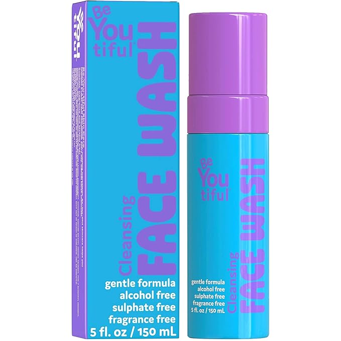 BeYoutiful 3-Piece Skincare Bundle for Kids & Teens – Face Mask Set (3ct), Vitamin C Brightening Serum (1.35oz), and Gentle Face Wash – Preppy Skincare for Boys & Girls Ages 8–17
