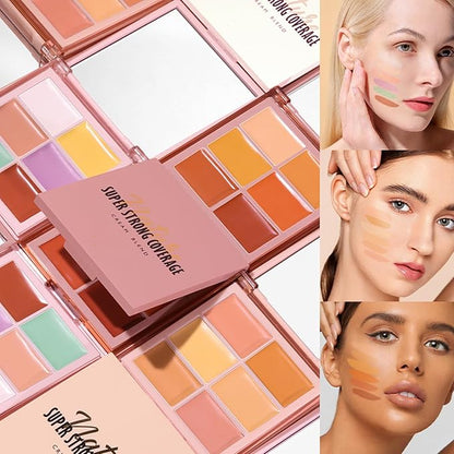 MAEPEOR Face Conceal Contour Palette 6 Colors Full