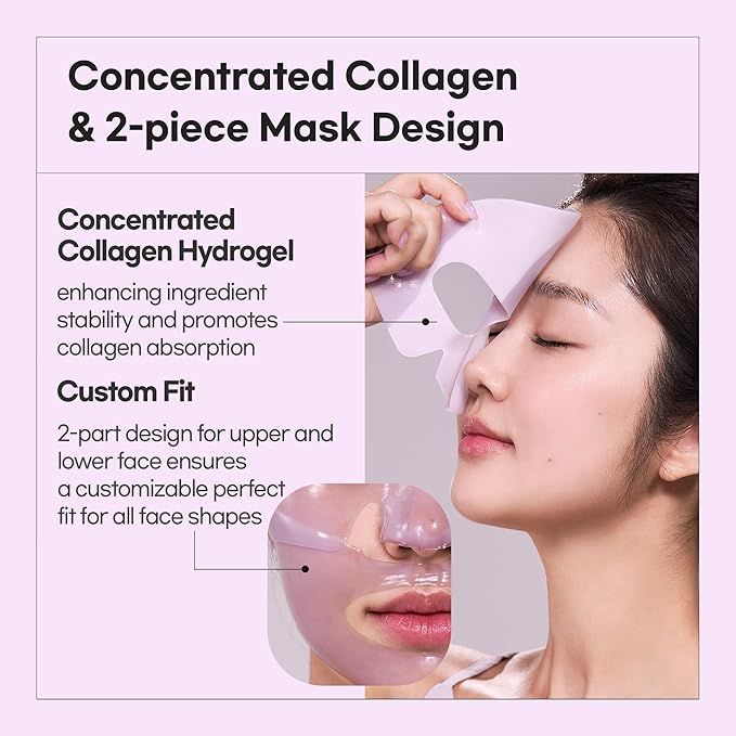 Slow Aging Phyto Collagen Gel Mask, Collagen, Overnight Hydrogel Mask, 4+1 Pack