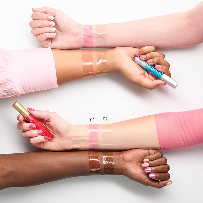 essence | What the Fake! Extreme Plumping Lip Filler (02 | Ice Ice Baby) | Glossy, Non-Sticky Finish with Peppermint Oil, Hyaluronic Acid, & Vitamin E | Vegan & Cruelty Free
