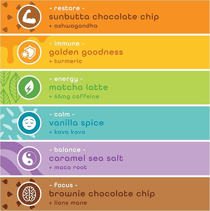 Feel Vegan Protein Bars | Keto | Gluten Free | Organic | 15g Protein | Dairy Free | Low Sugar | Grain Free | Nut Free | Soy Free | Variety Pack - 6 Flavors, 6 Count