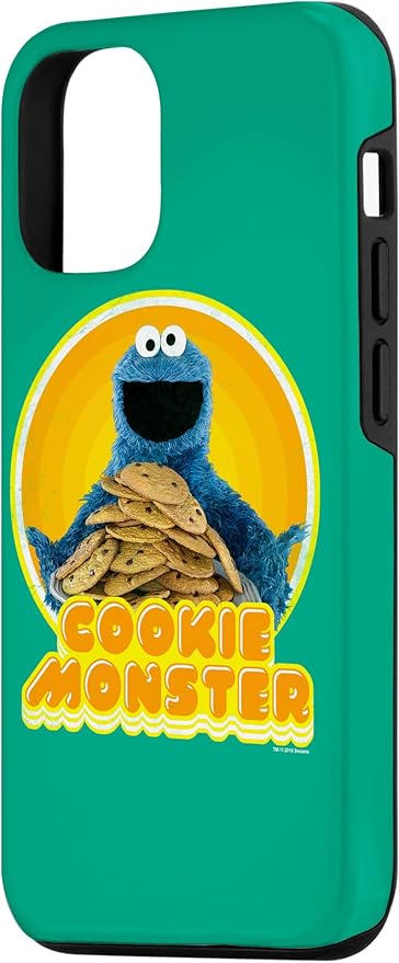 iPhone 13 Sesame Street Cookie Monster Iron On Case