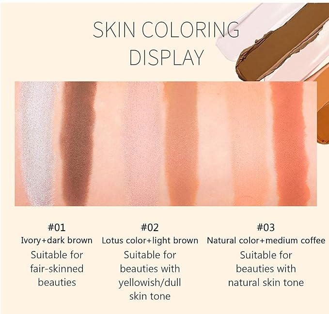6 colors contour highlighter stick contour stick,face highlighter,