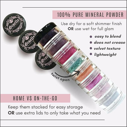 Loose Mineral Eyeshadow and Contouring Palette - Lolly