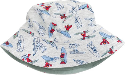 Sesame Street Elmo Cookie Monster Big Bird Romper and Bucket Sun Hat Newborn to Toddler