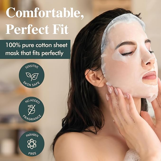 Madeca DERMA Revitalizing Cream & Revitalizing Sheet Mask 10-Pack Bundle – Intense Hydration & Skin Recovery Set, Centella Asiatica & Niacinamide – Korean Skincare (1.69 fl oz + 10 Sheet Masks)
