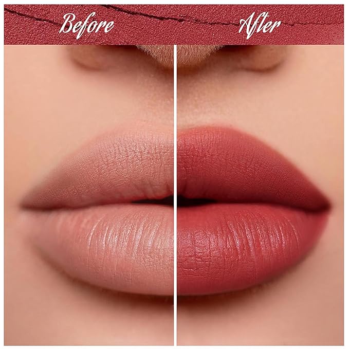 Multicolor Lip Gloss Non-Sticky Matte Long-lasting Color Lip Lacquer Liquid Lipstick Makeup Set Natural Glowy 6 Pcs-01