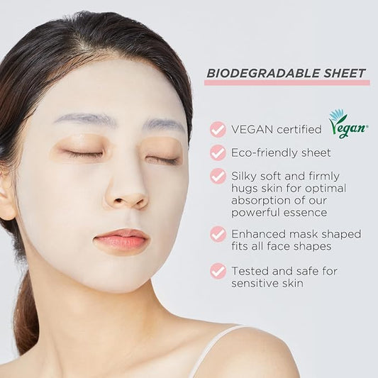 Mediheal Sheet Mask Essential HERO 6 pack (Collagen, Tea Tree, Madecassoside)| Korean Skincare Facial Sheet Mask Combo Moisturizing, Soothing and for Blemishes