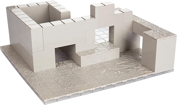 Monster Adventure Terrain - 173pc Paintable Core Building Set w Baseplate- Fully Modular & Stackable 3-D Tabletop World Builder Compatible w DND Dungeons Dragons, Pathfinder, All RPG Games, Gift