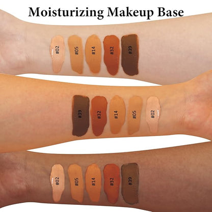 Liquid Foundation Makeup, Improves Uneven Skin Tone, Lightweight 39# ESPRESSO